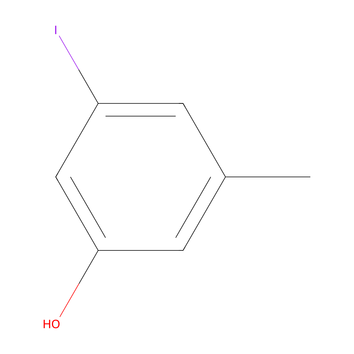 3-Iodo-5-methylphenol molecular structure, CAS 1073339-05-5