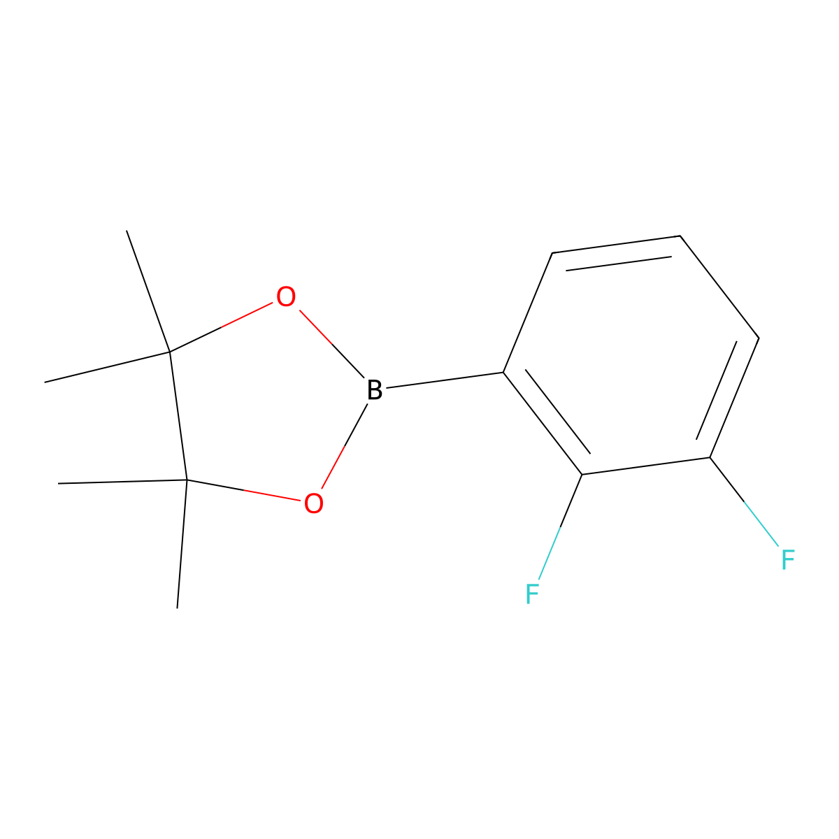 2-(2,3-Difluorophenyl)-4,4,5,5-tetramethyl-1,3,2-dioxaborolane molecular structure, CAS 1073339-17-9