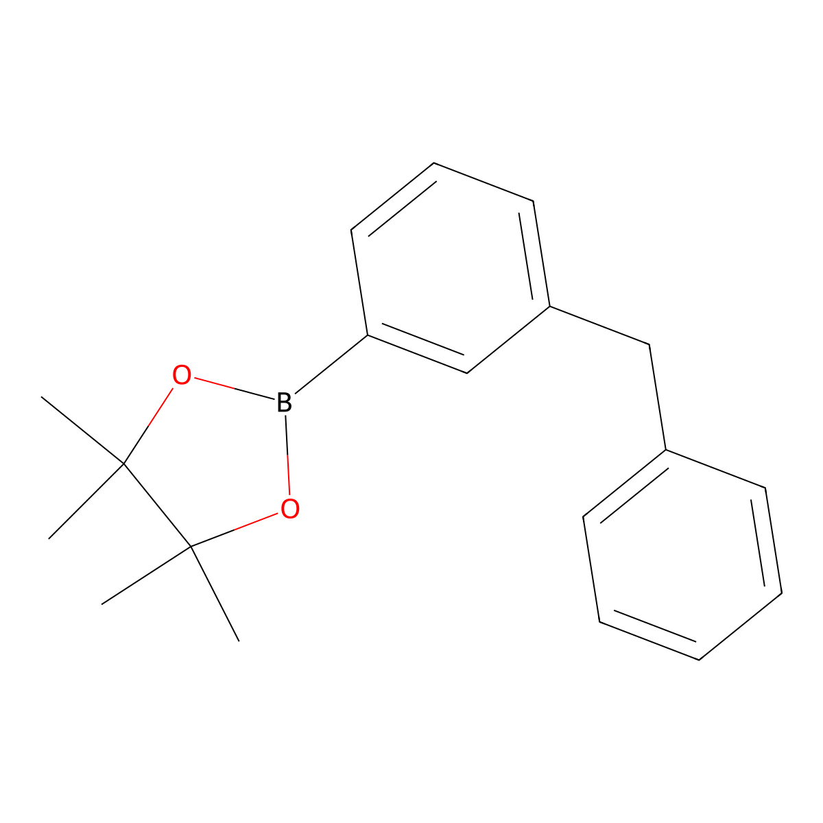 3-Benzylphenylboronic acid pinacol ester molecular structure, CAS 1073355-05-1