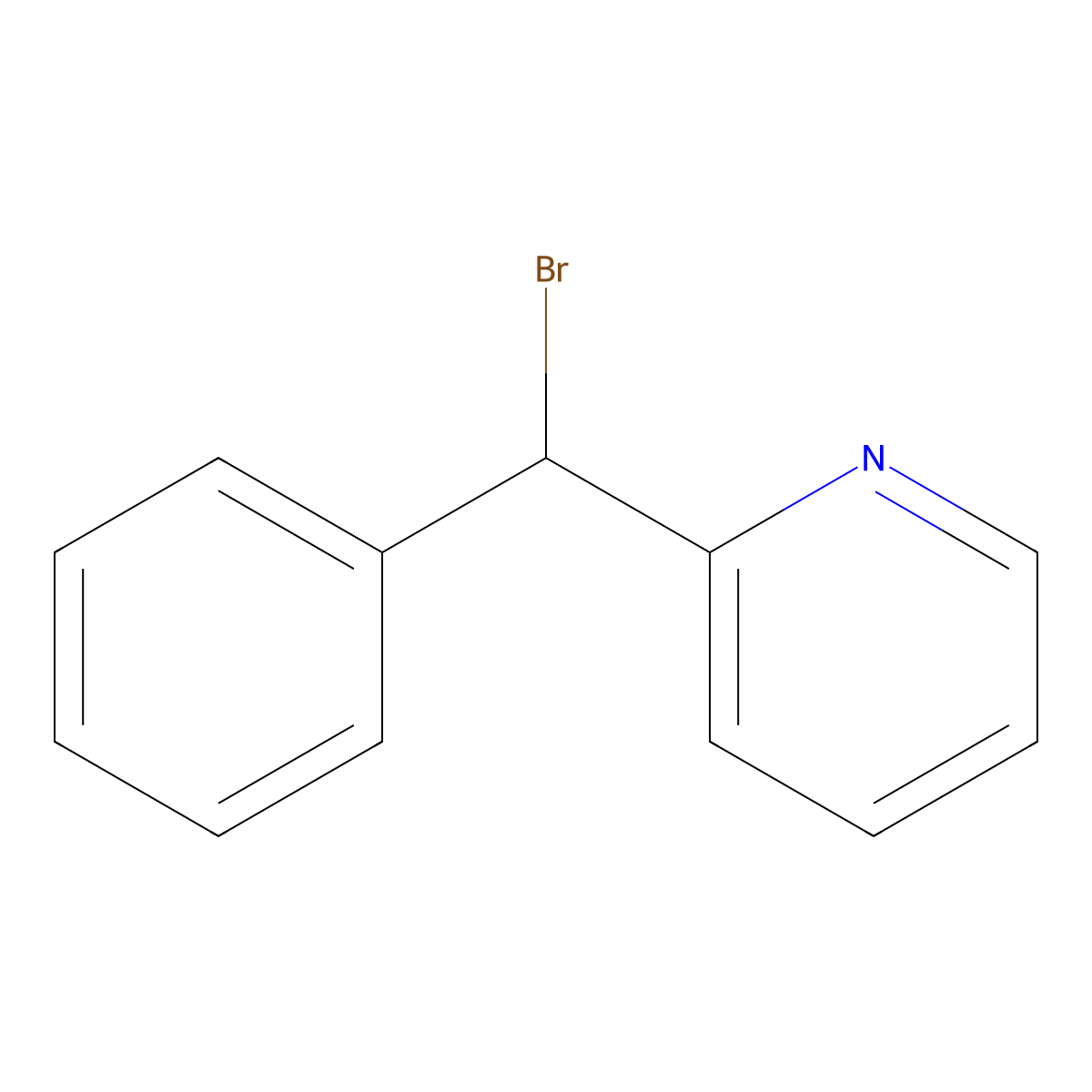 2-[Bromo(phenyl)methyl]pyridine molecular structure, CAS 1073477-82-3