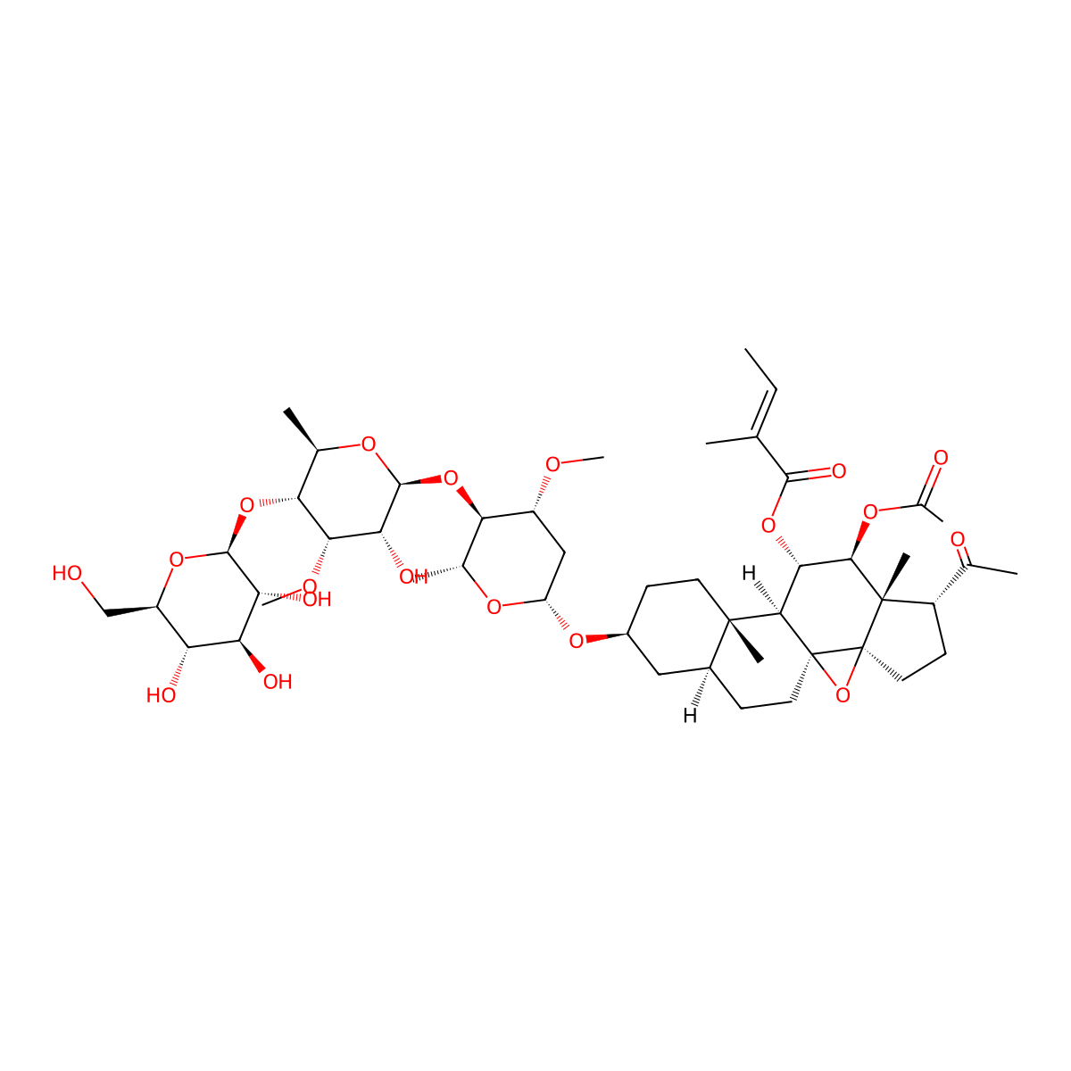Tenacissoside A molecular structure, CAS 107352-30-7