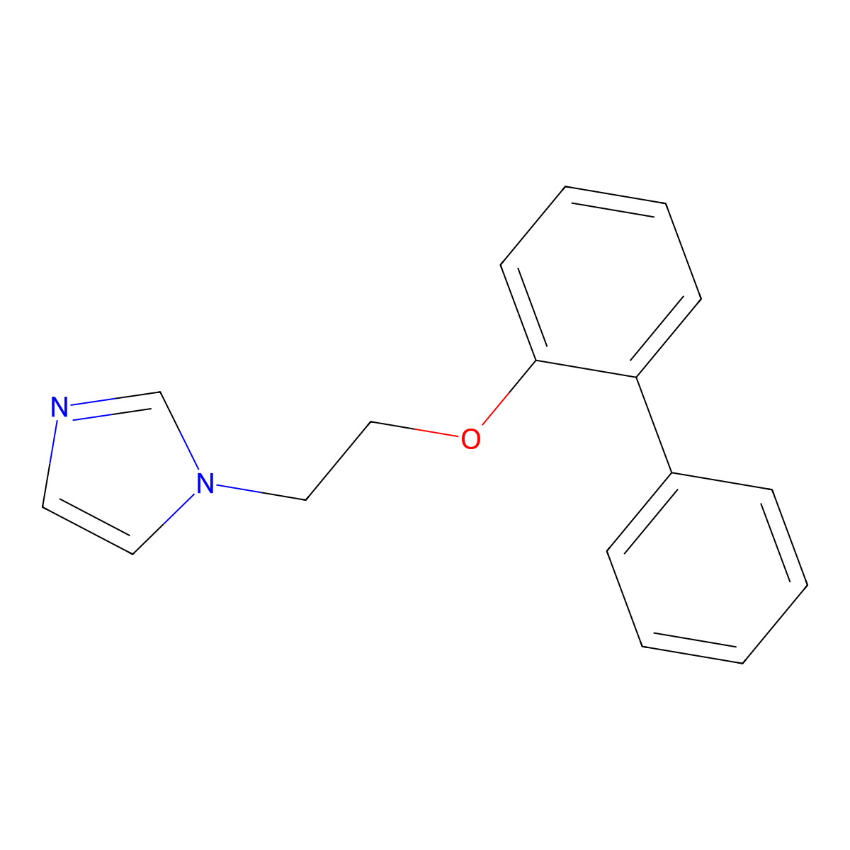 1-[2-(2-Phenylphenoxy)ethyl]imidazole molecular structure, CAS 107352-48-7