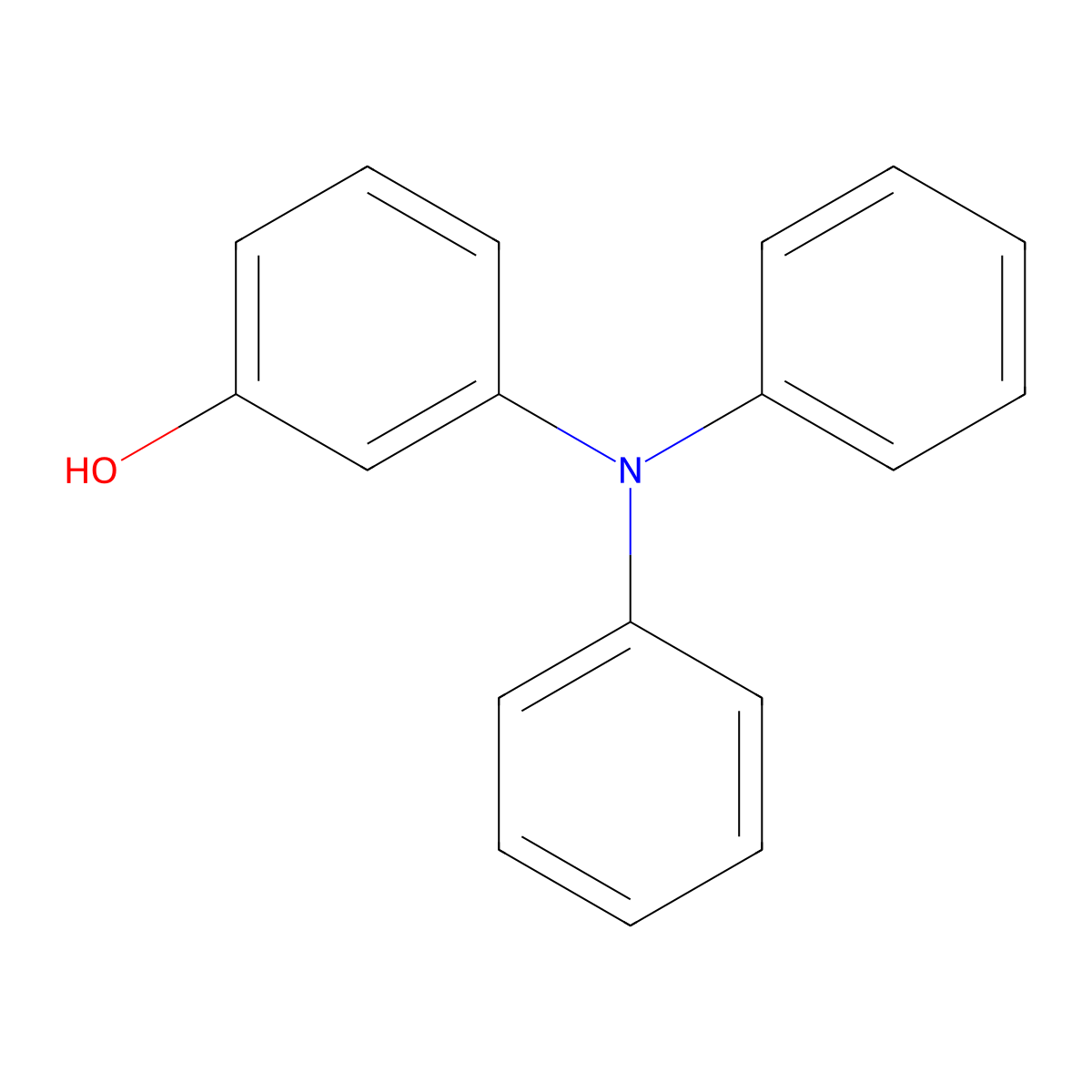3-(Diphenylamino)phenol molecular structure, CAS 107396-23-6