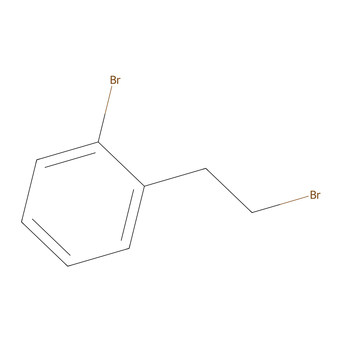 1-Bromo-2-(2-bromoethyl)benzene molecular structure, CAS 1074-15-3