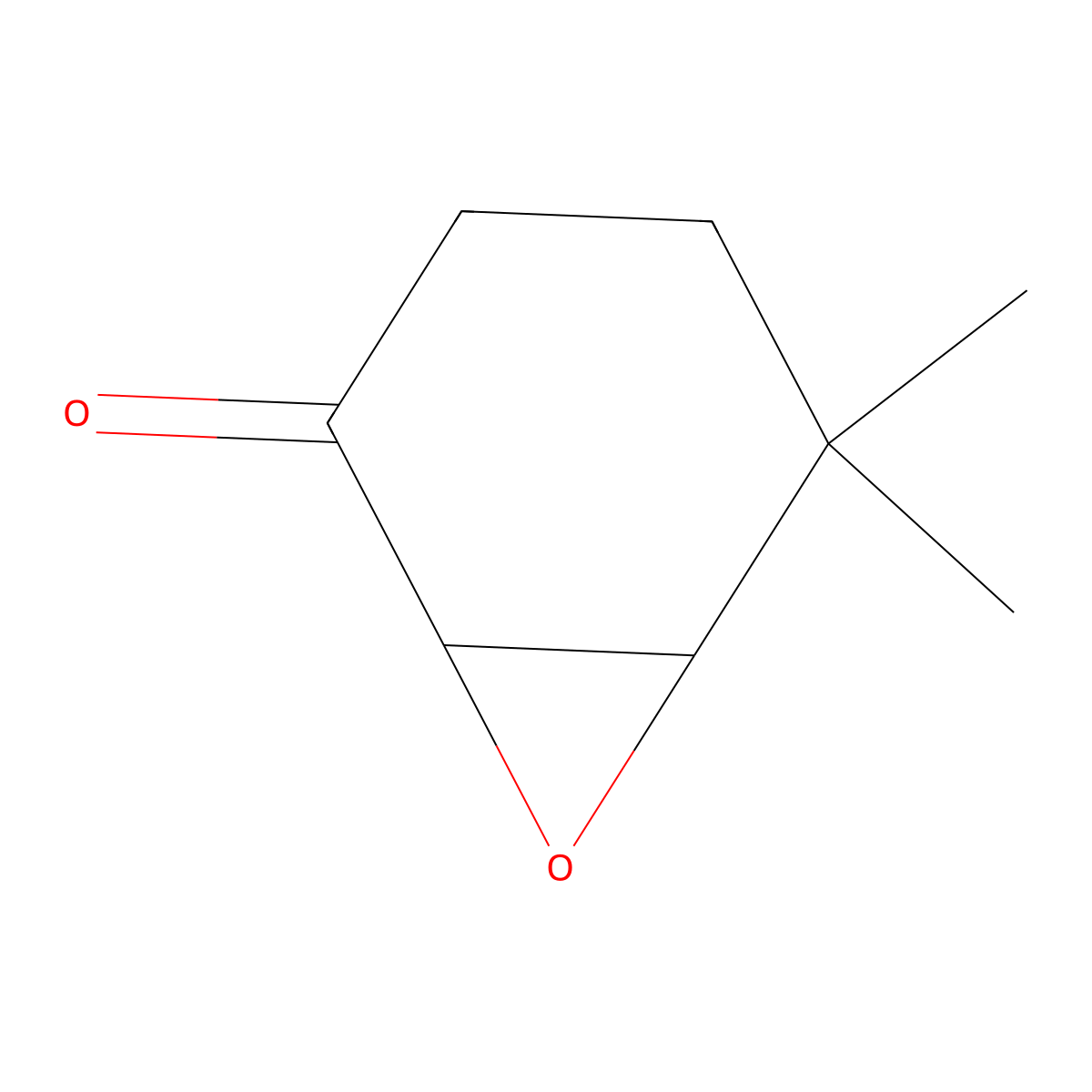 5,5-Dimethyl-7-oxabicyclo[4.1.0]heptan-2-one molecular structure, CAS 1074-26-6