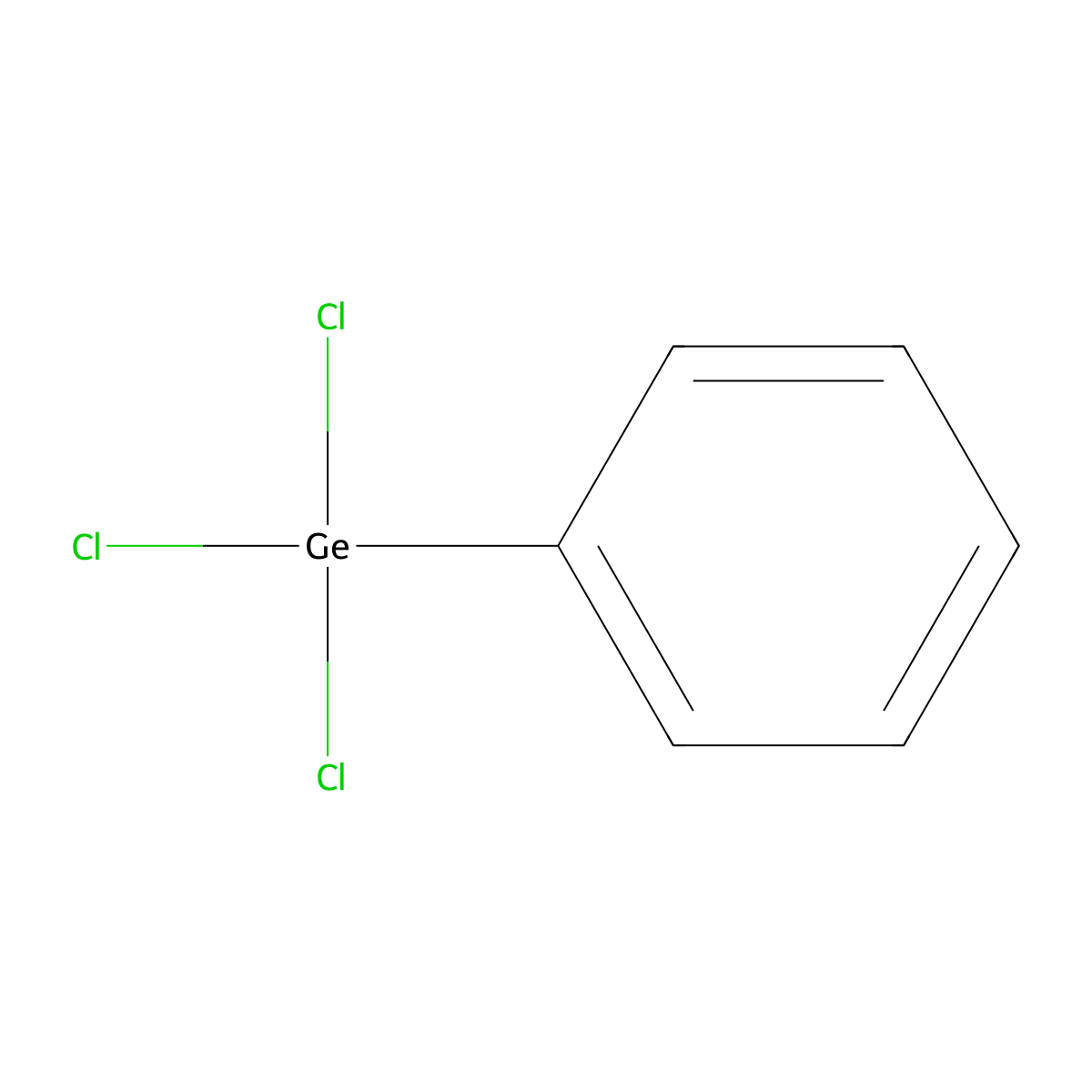 Trichlorophenylgermane molecular structure, CAS 1074-29-9