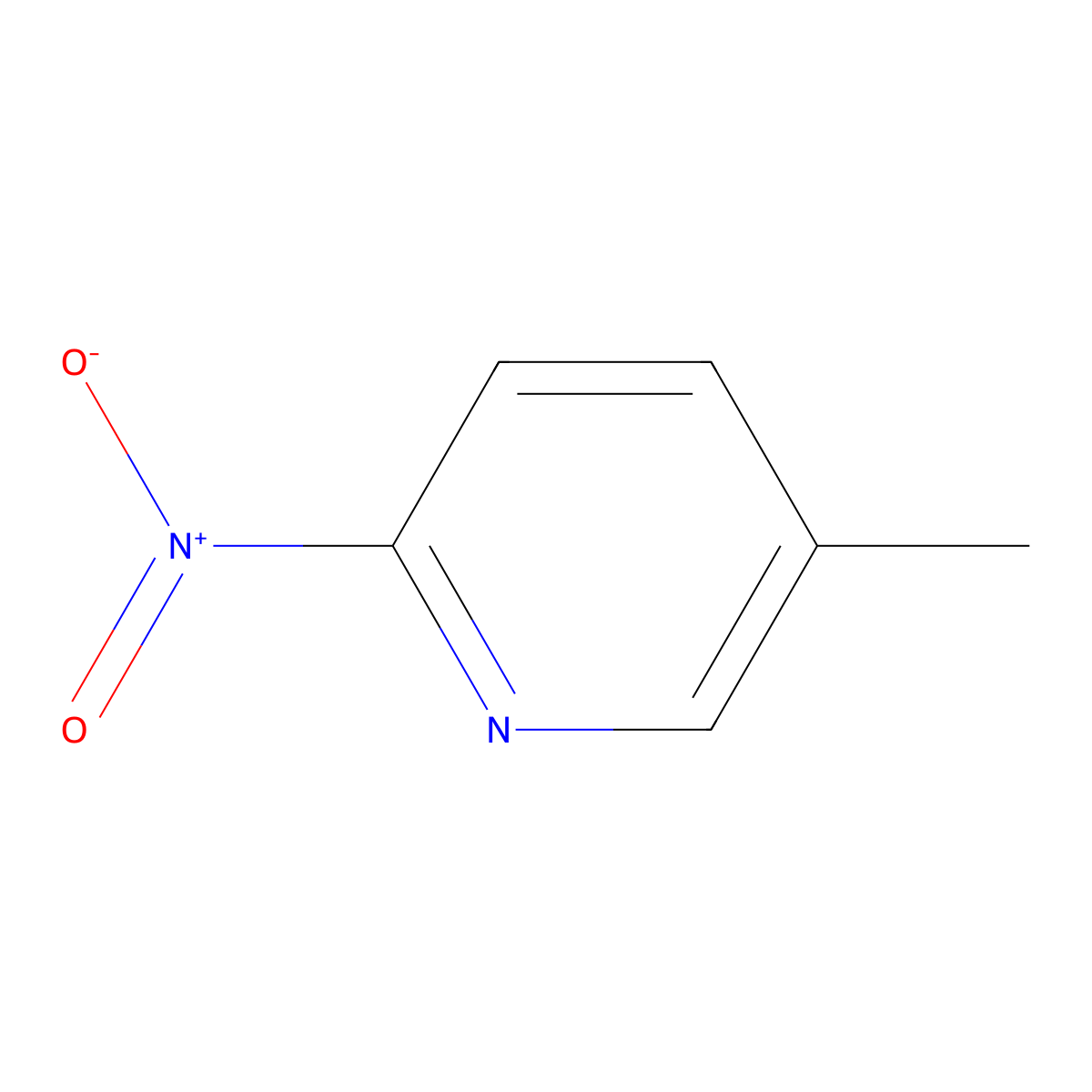 5-Methyl-2-nitropyridine molecular structure, CAS 1074-38-0