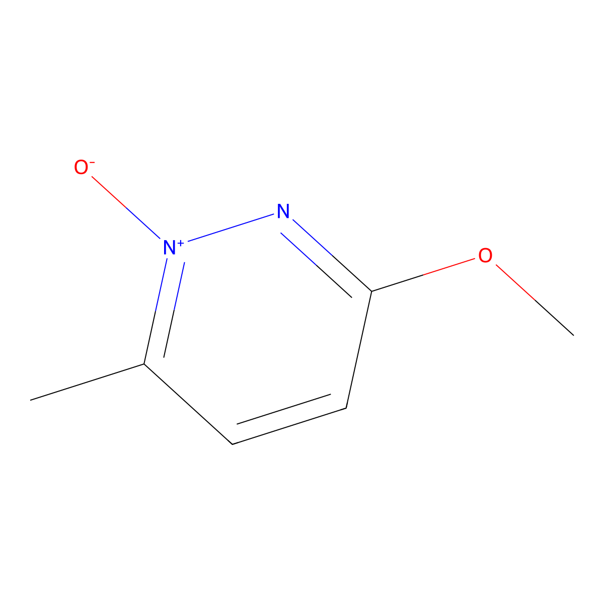 3-Methoxy-6-methyl-1,6-dihydropyridazine 1-oxide molecular structure, CAS 1074-48-2