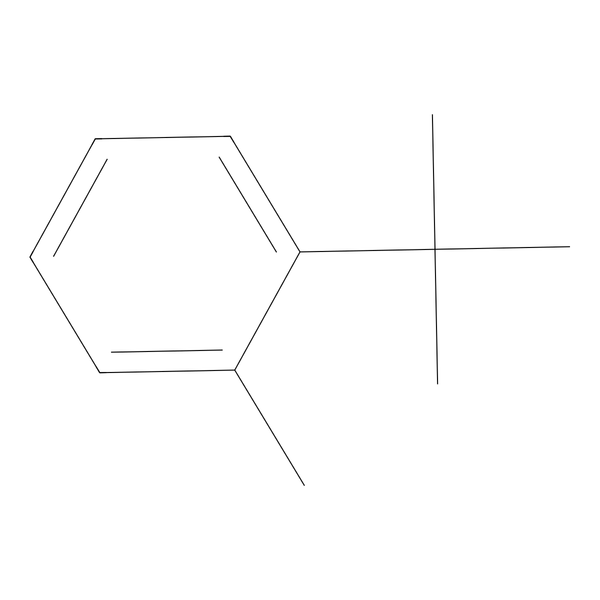 o-tert-Butyltoluene molecular structure, CAS 1074-92-6