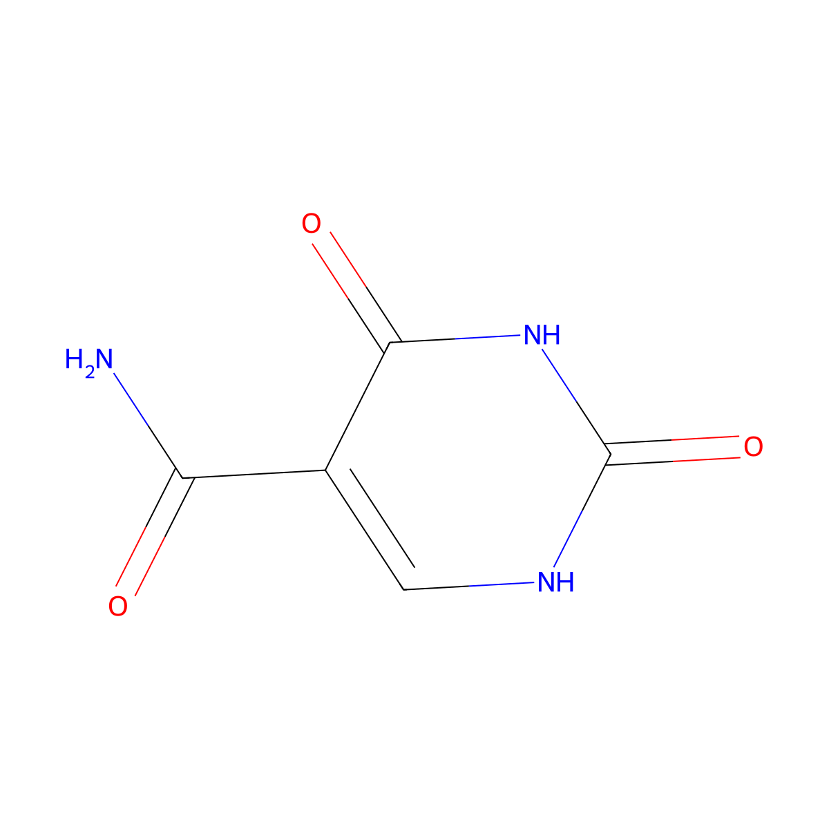 5-Aminocarbonyl-uracil molecular structure, CAS 1074-97-1