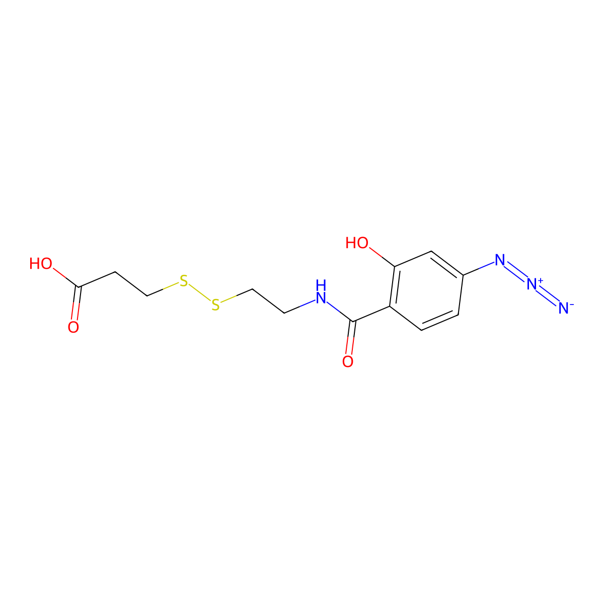 (p-Azidosalicylamido)ethyl-1,3'-dithiopropionic Acid molecular structure, CAS 107426-70-0