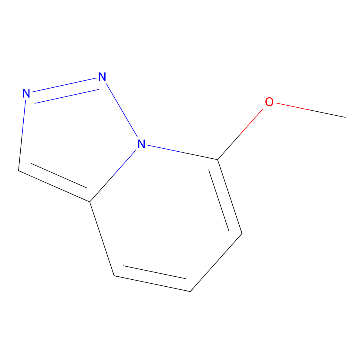 7-Methoxy-[1,2,3]triazolo[1,5-a]pyridine molecular structure, CAS 107465-28-1