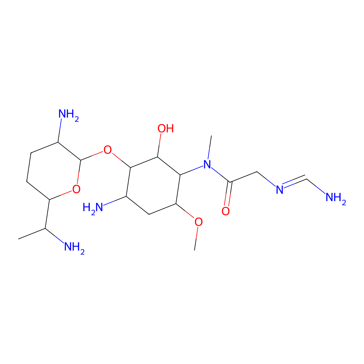 2''-N-Formimidoylsporaricin A molecular structure, CAS 107480-97-7