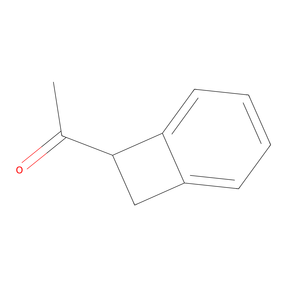 Ketone, bicyclo(4.2.0)octa-1,3,5-trien-7-yl methyl molecular structure, CAS 1075-30-5