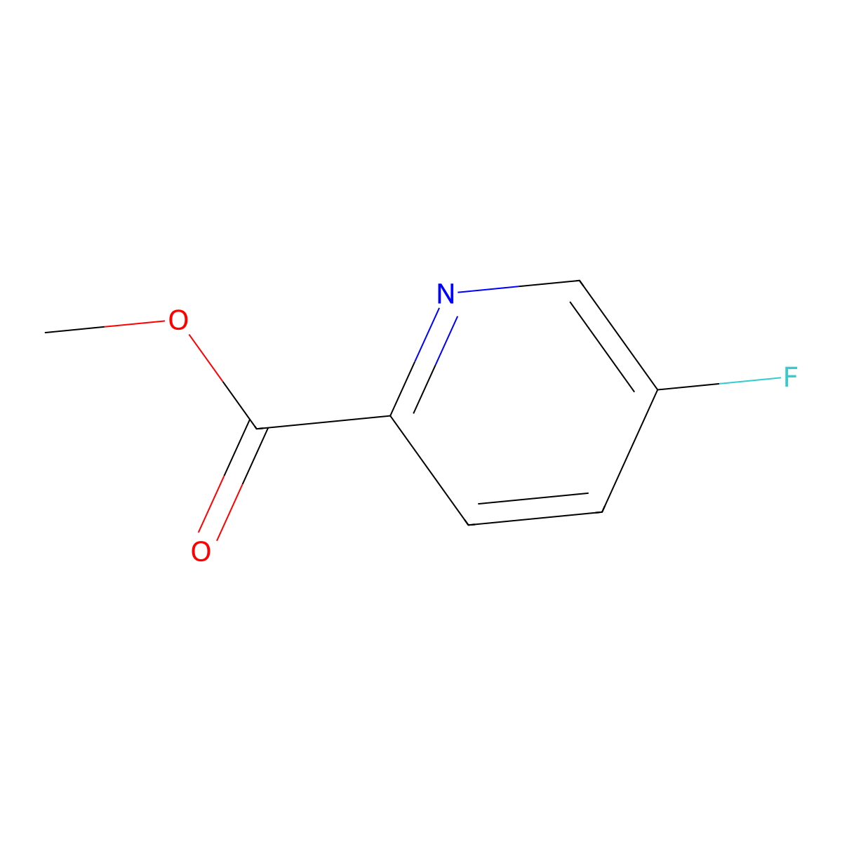 Methyl 5-fluoropyridine-2-carboxylate molecular structure, CAS 107504-07-4