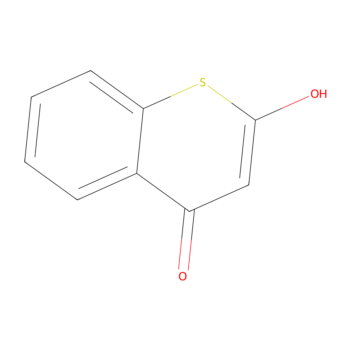 4-Hydroxy-1-thiocoumarin molecular structure, CAS 107514-60-3