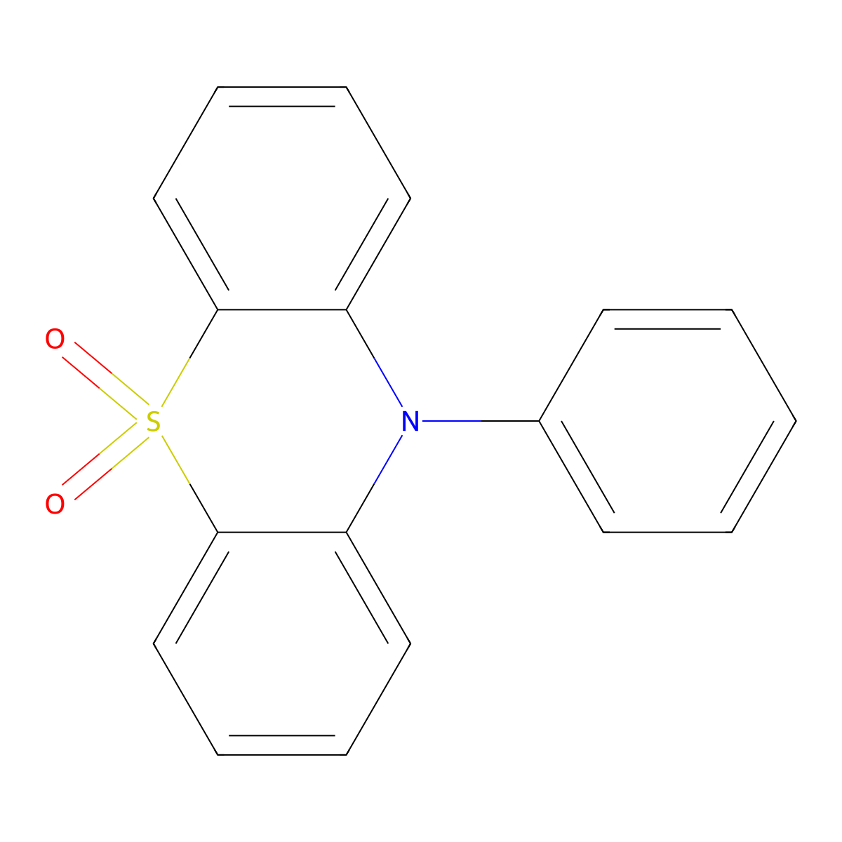 10-Phenyl-phenothiazine-5,5-dioxide molecular structure, CAS 107522-66-7