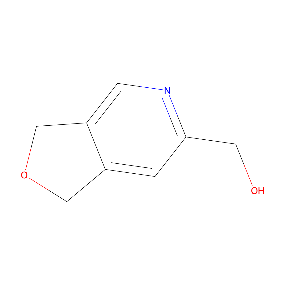 (1,3-Dihydrofuro[3,4-c]pyridin-6-yl)methanol molecular structure, CAS 1075237-72-7