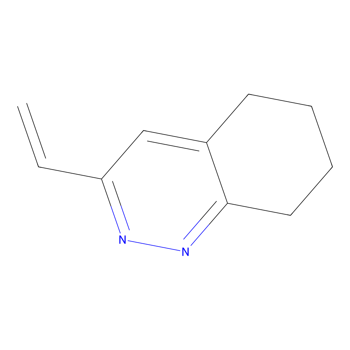 3-Vinyl-5,6,7,8-tetrahydrocinnoline molecular structure, CAS 1075260-56-8