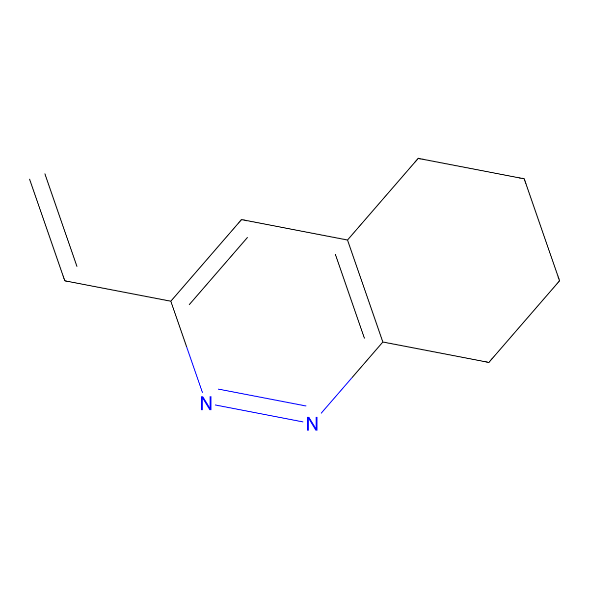 3-Vinyl-5,6,7,8-tetrahydrocinnoline molecular structure, CAS 1075260-56-8