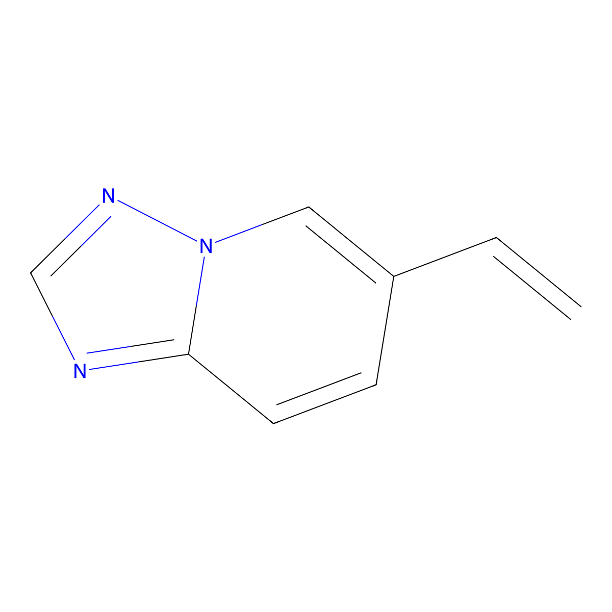 6-Ethenyl[1,2,4]triazolo[1,5-a]pyridine molecular structure, CAS 1075260-64-8
