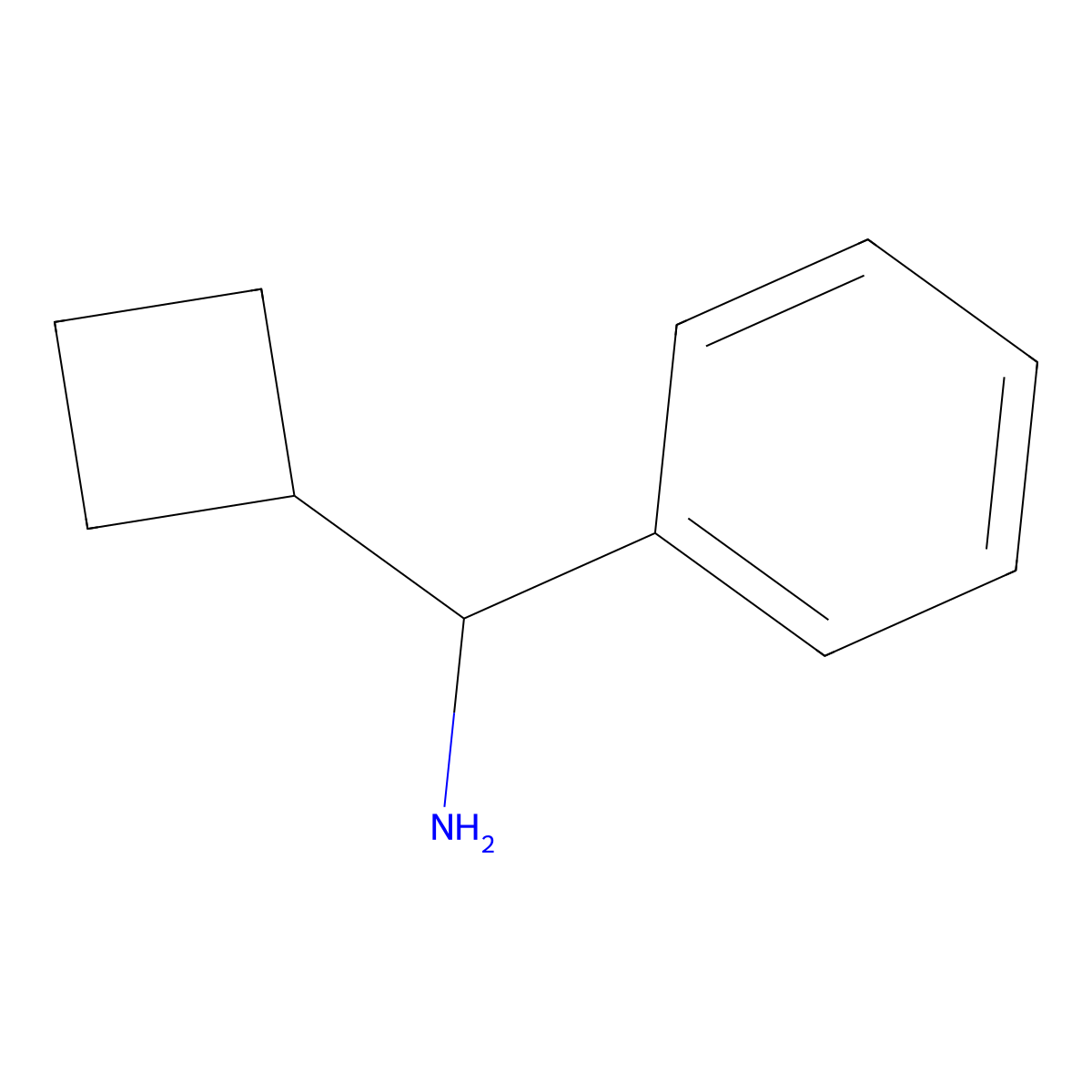(S)-cyclobutyl(phenyl)methanamine molecular structure, CAS 1075715-58-0