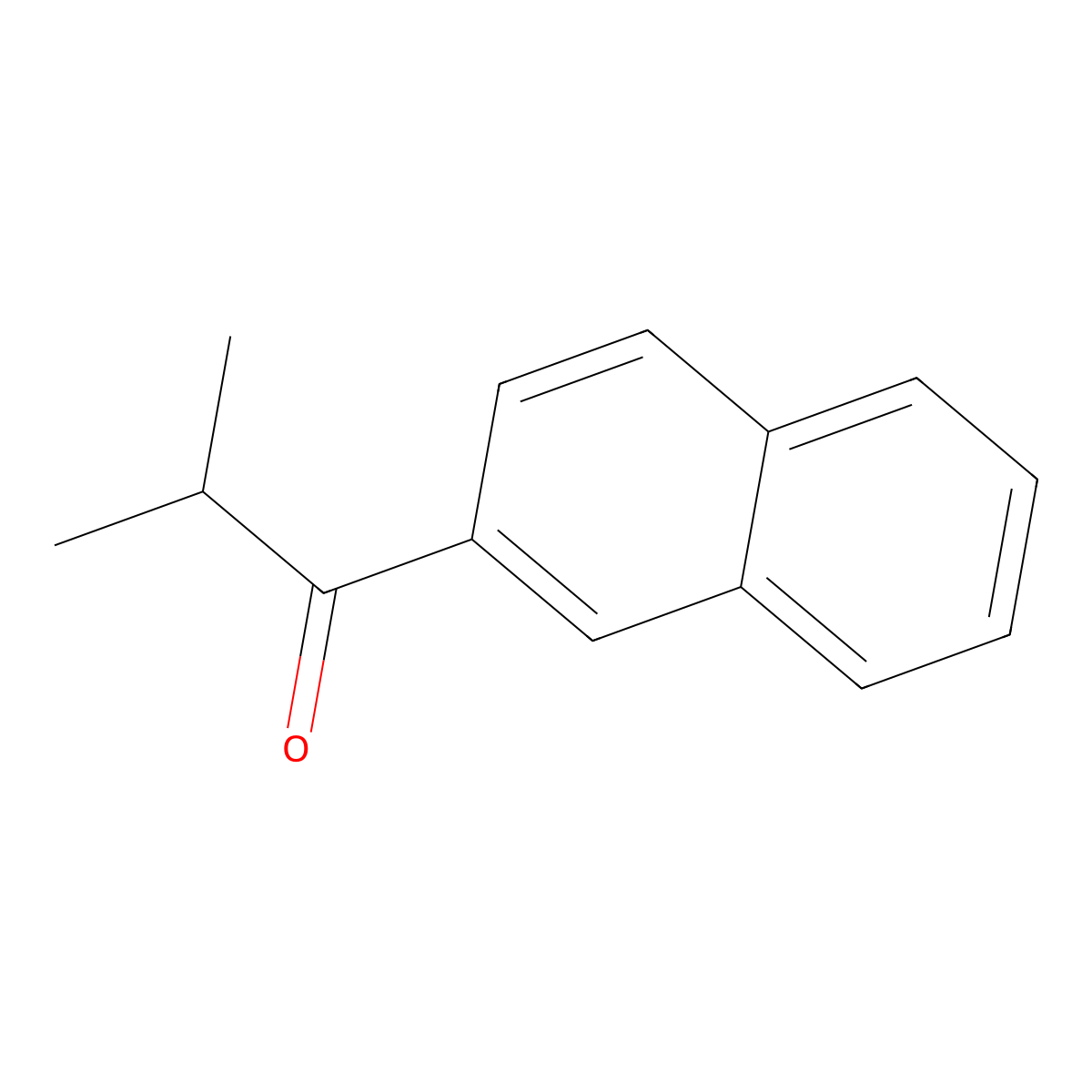 2-Naphthyl isopropyl ketone molecular structure, CAS 107574-57-2