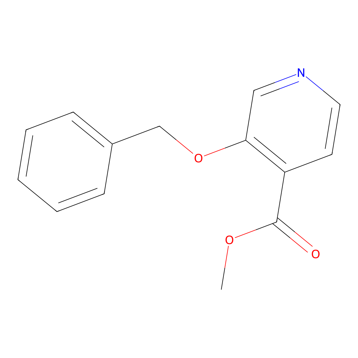 Methyl 3-(benzyloxy)isonicotinate molecular structure, CAS 107588-91-0
