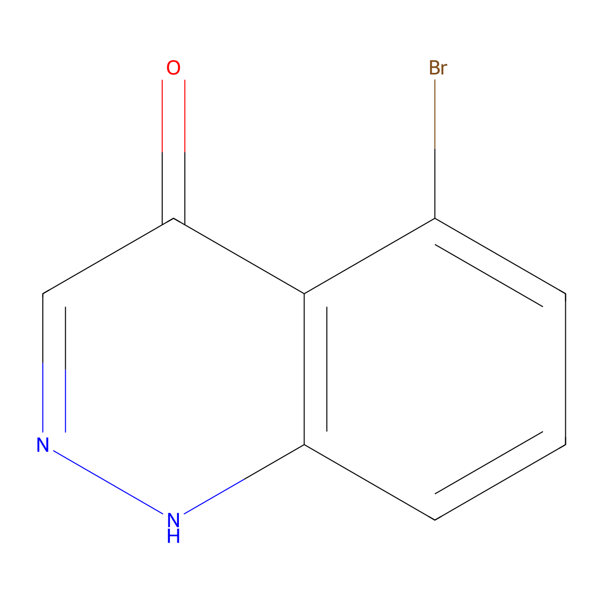 5-Bromocinnolin-4(1H)-one molecular structure, CAS 1076-15-9