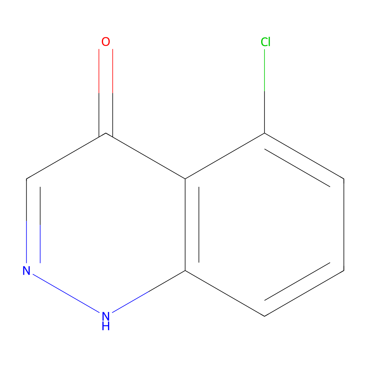 5-Chloro-4-cinnolinol molecular structure, CAS 1076-16-0