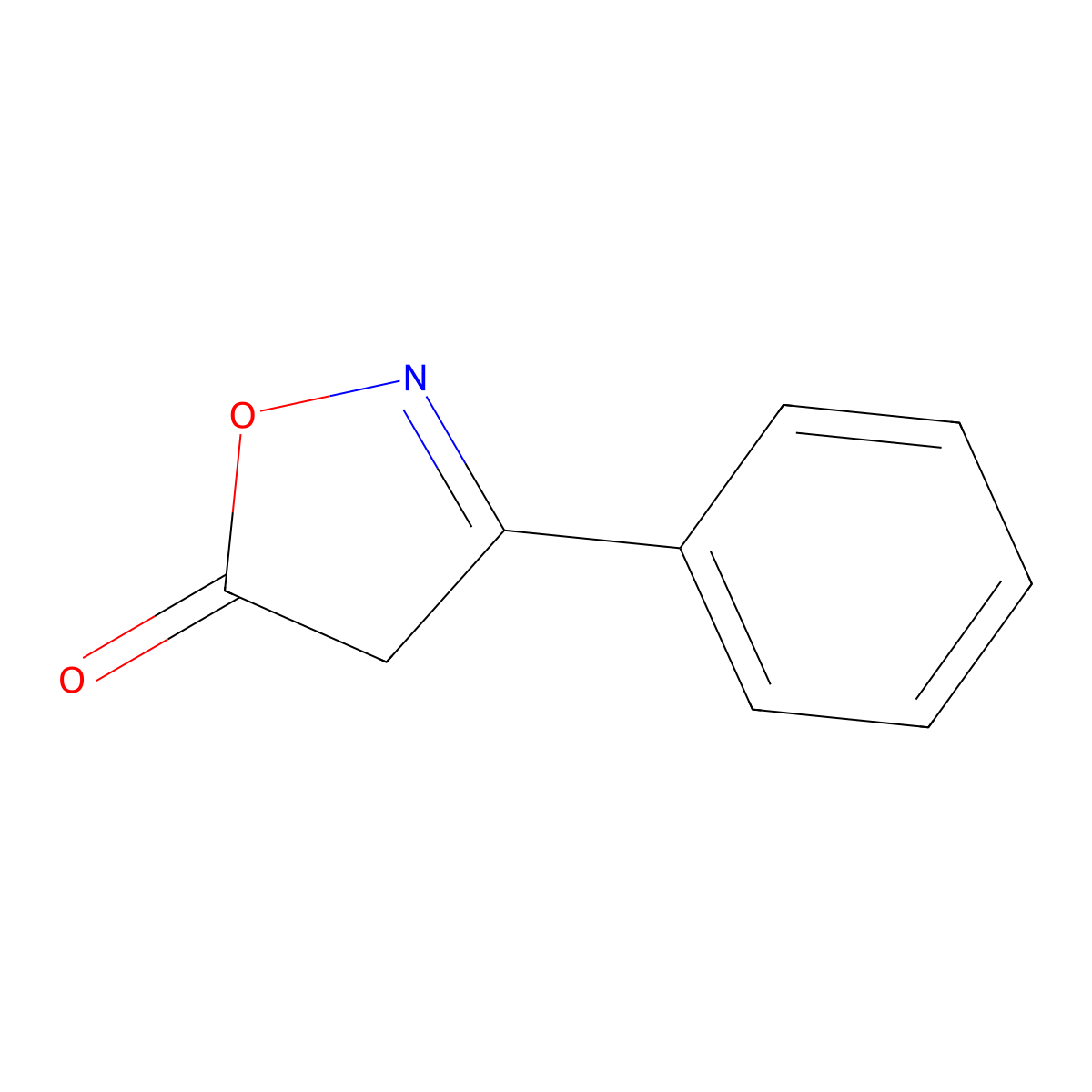 3-Phenyl-5-isoxazolone molecular structure, CAS 1076-59-1