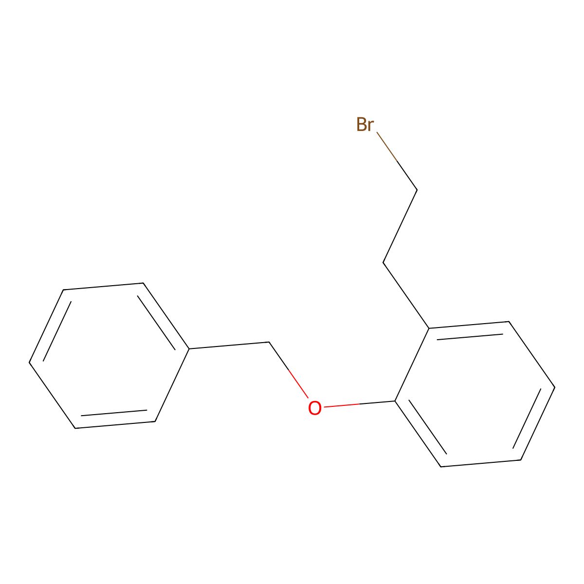 1-(Benzyloxy)-2-(2-bromoethyl)benzene molecular structure, CAS 107607-78-3