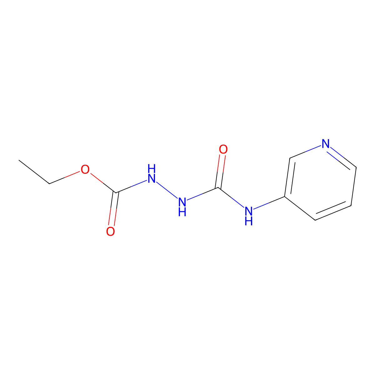 Ethyl 3-(3-Pyridinylcarbamoyl)carbazate molecular structure, CAS 1076198-11-2