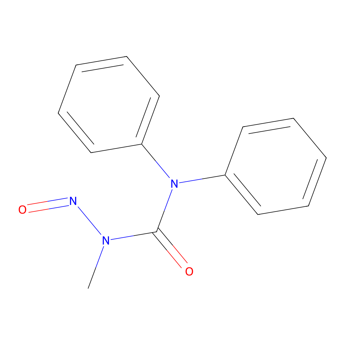 N-Methyl-N-nitroso-N',N'-diphenylurea molecular structure, CAS 1076199-26-2