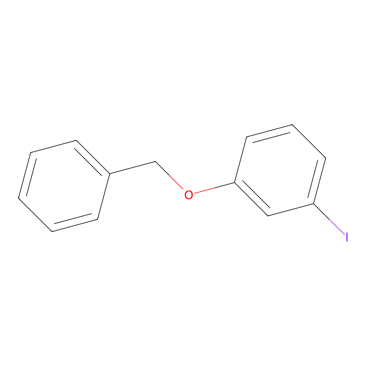 3-Iodobenzyloxybenzene molecular structure, CAS 107623-21-2