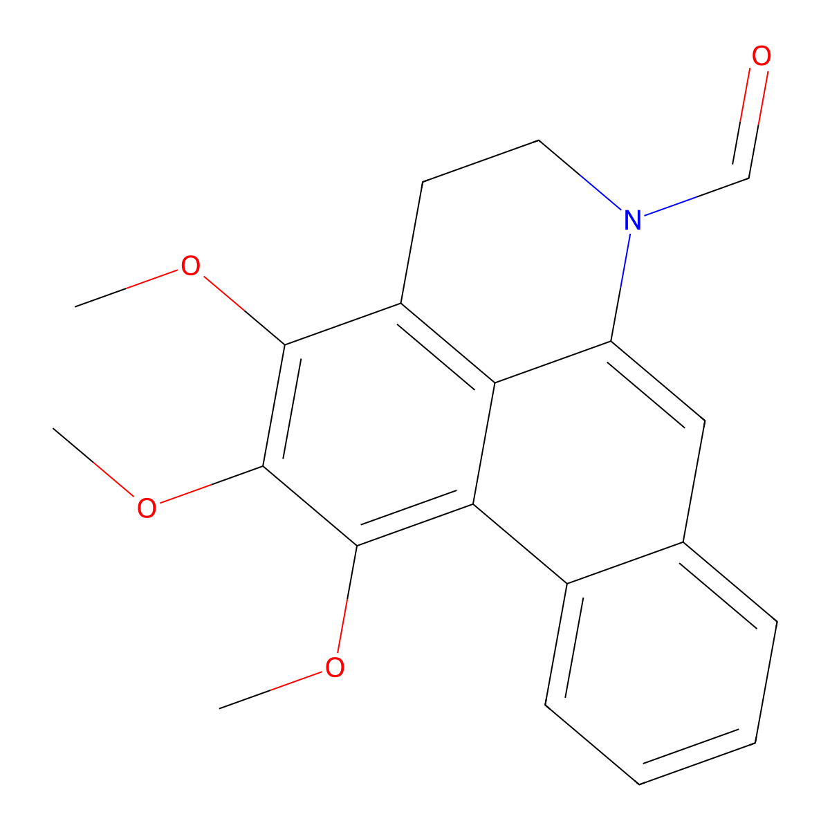 Dehydroformouregine molecular structure, CAS 107633-69-2
