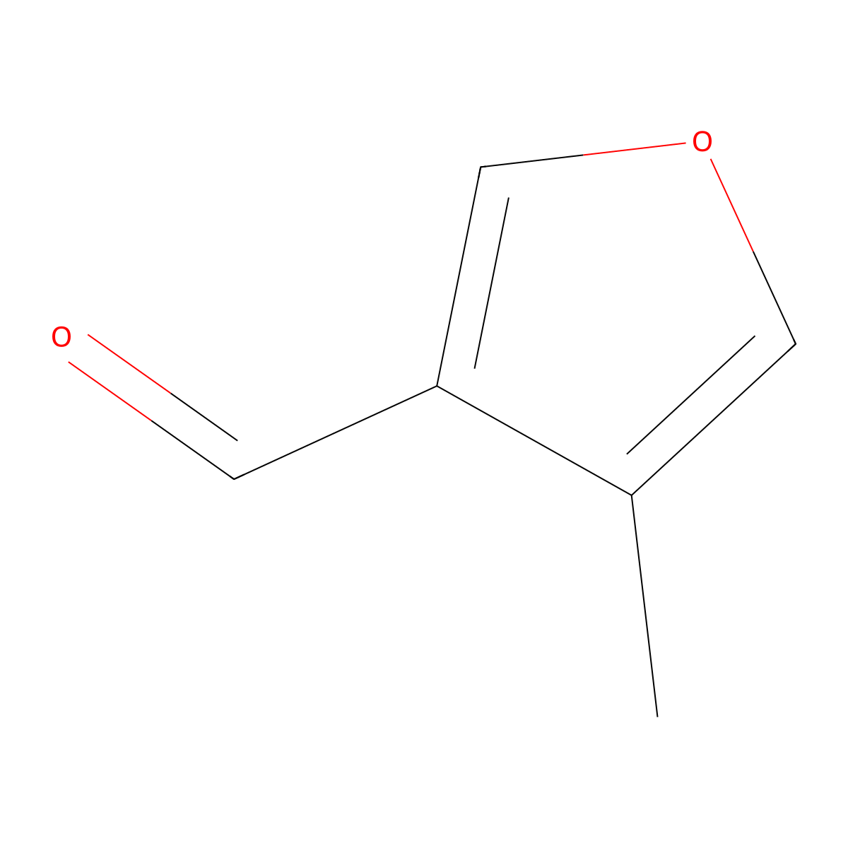 4-Methylfuran-3-carbaldehyde molecular structure, CAS 107658-19-5