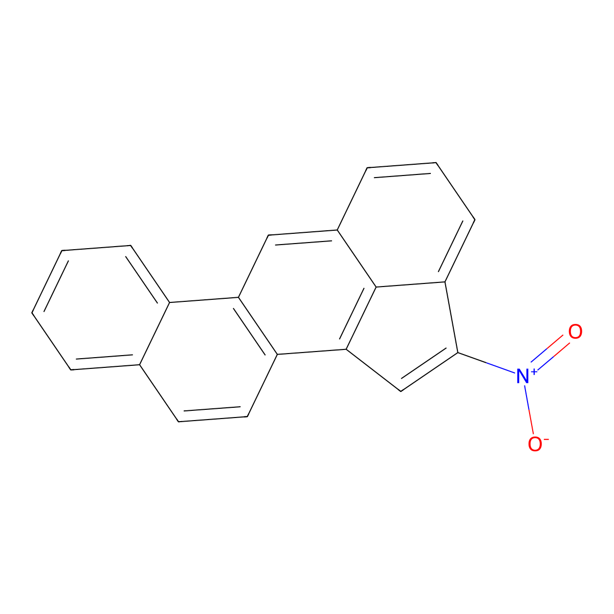 2-Nitrobenz(j)aceanthrylene molecular structure, CAS 107673-63-2