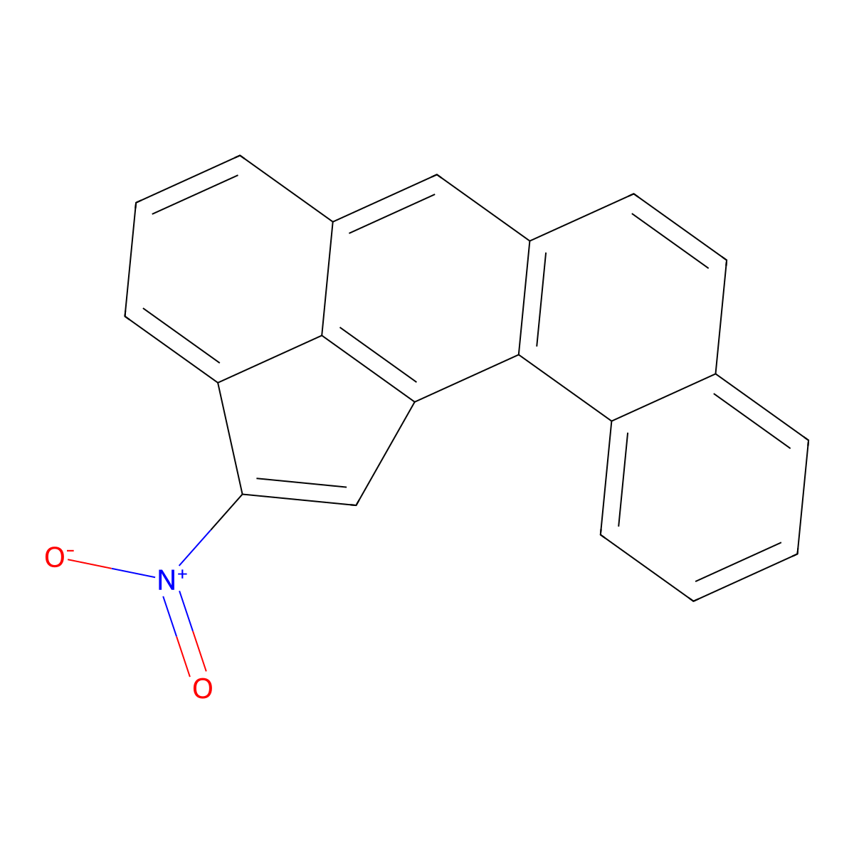 2-Nitrobenz(l)aceanthrylene molecular structure, CAS 107673-65-4