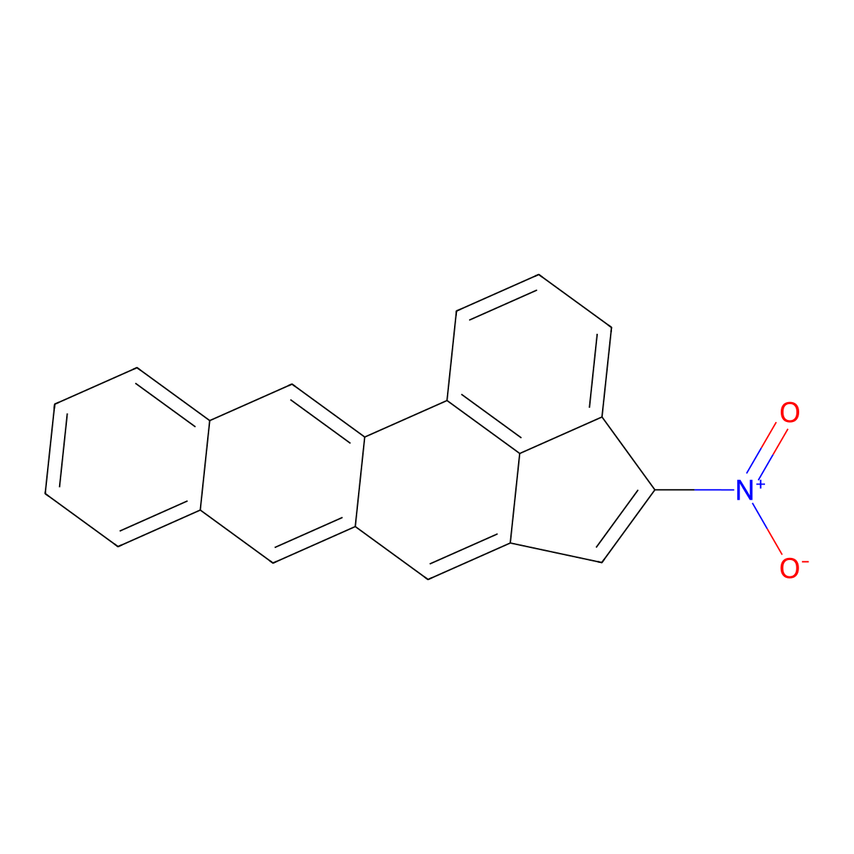 4-Nitrobenz(k)acephenanthrylene molecular structure, CAS 107673-66-5