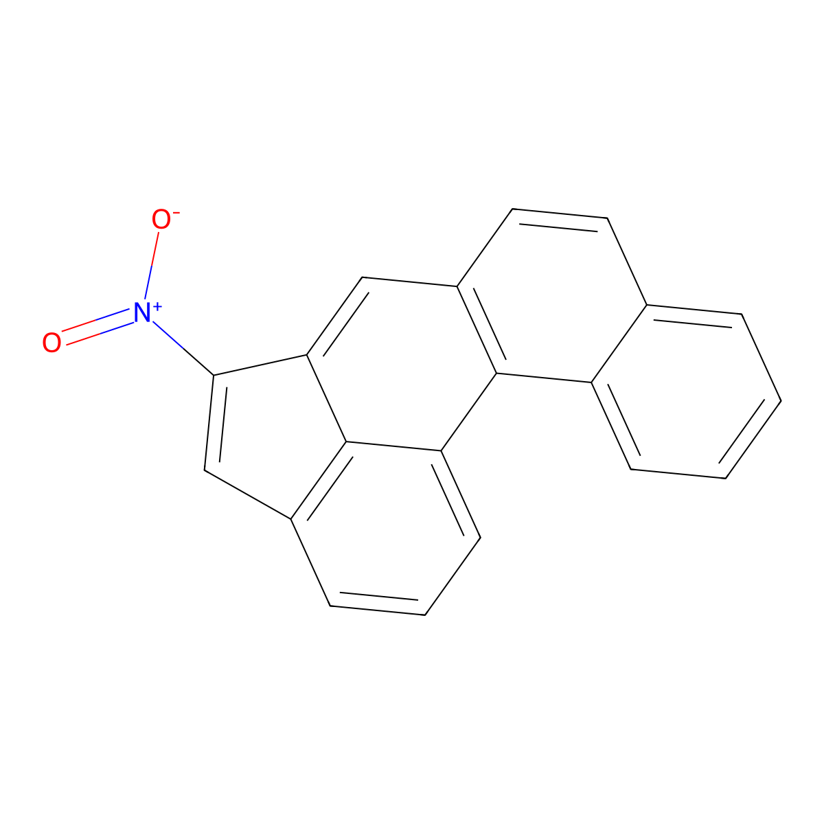 5-Nitrobenz(l)acephenanthrylene molecular structure, CAS 107673-67-6