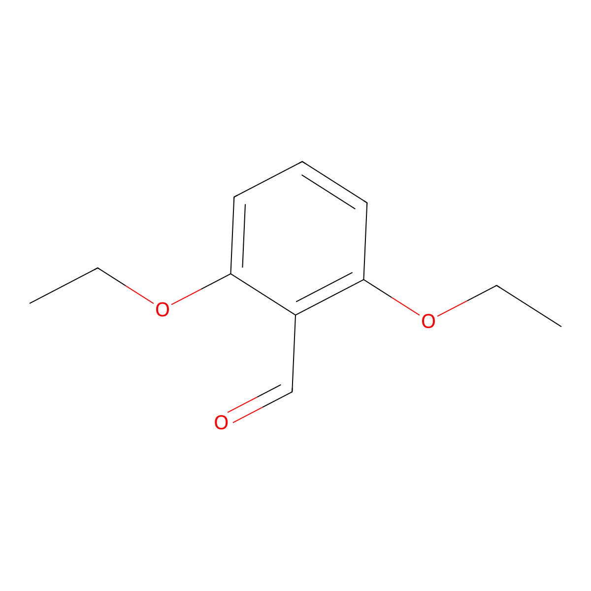 2,6-Diethoxybenzaldehyde molecular structure, CAS 107694-28-0