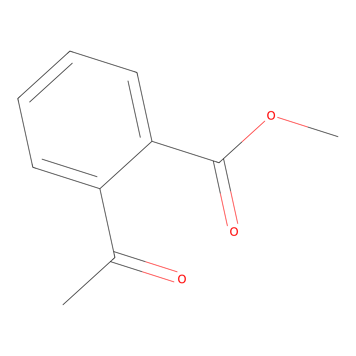 Methyl 2-acetylbenzoate molecular structure, CAS 1077-79-8
