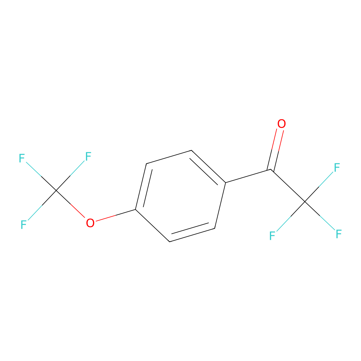 4'-(Trifluoromethoxy)-2,2,2-trifluoroacetophenone molecular structure, CAS 107713-64-4