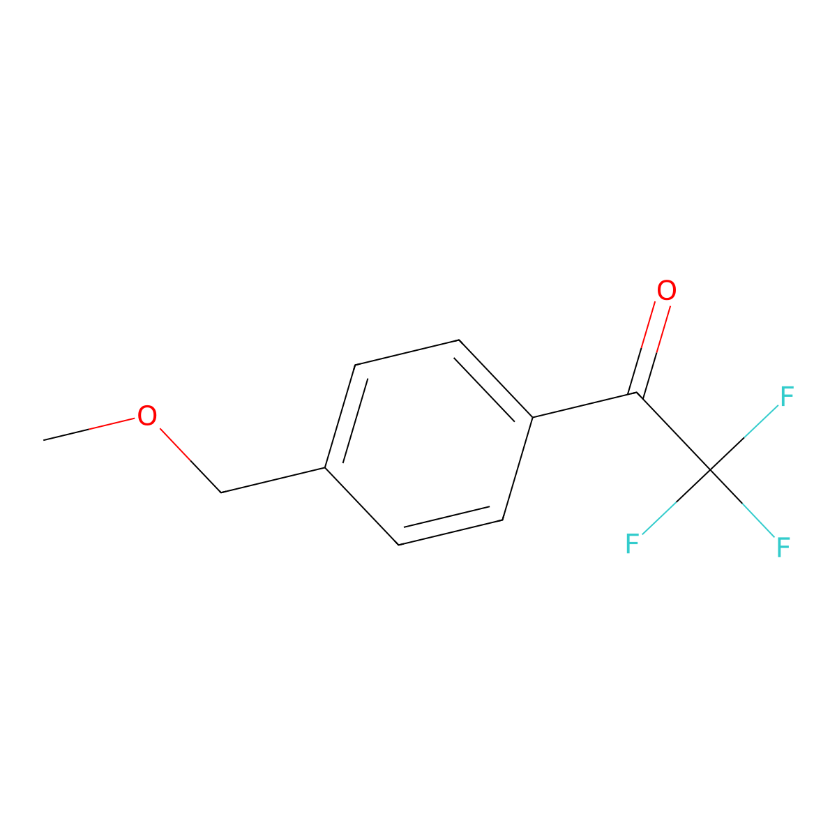 2,2,2-Trifluoro-1-(4-(methoxymethyl)phenyl)ethanone molecular structure, CAS 107745-32-4