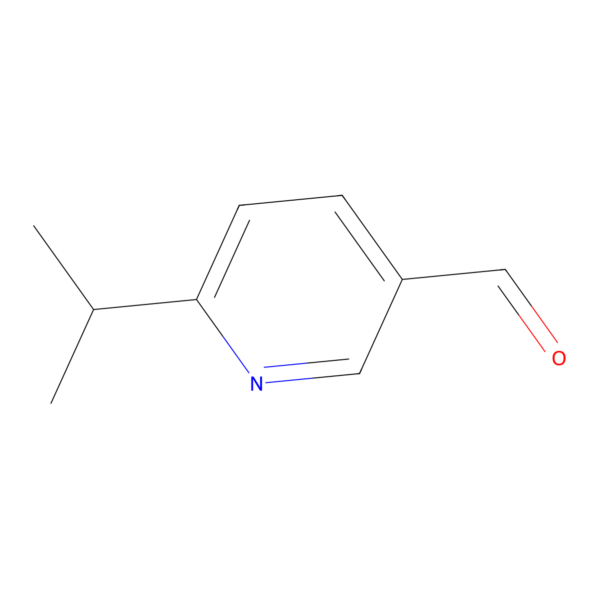 6-Isopropylnicotinaldehyde molecular structure, CAS 107756-03-6