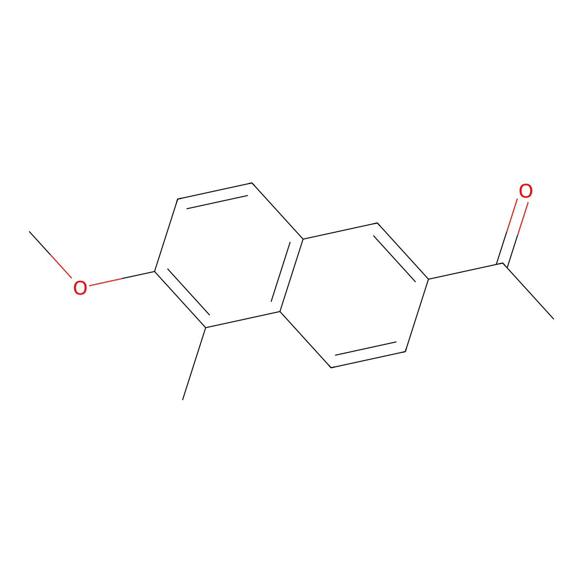 1-(6-Methoxy-5-methylnaphthalen-2-yl)ethanone molecular structure, CAS 107774-41-4