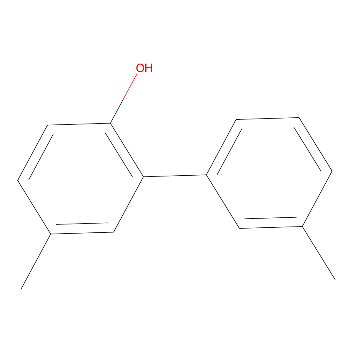 4-Methyl-2-(3-methylphenyl)phenol molecular structure, CAS 107775-13-3