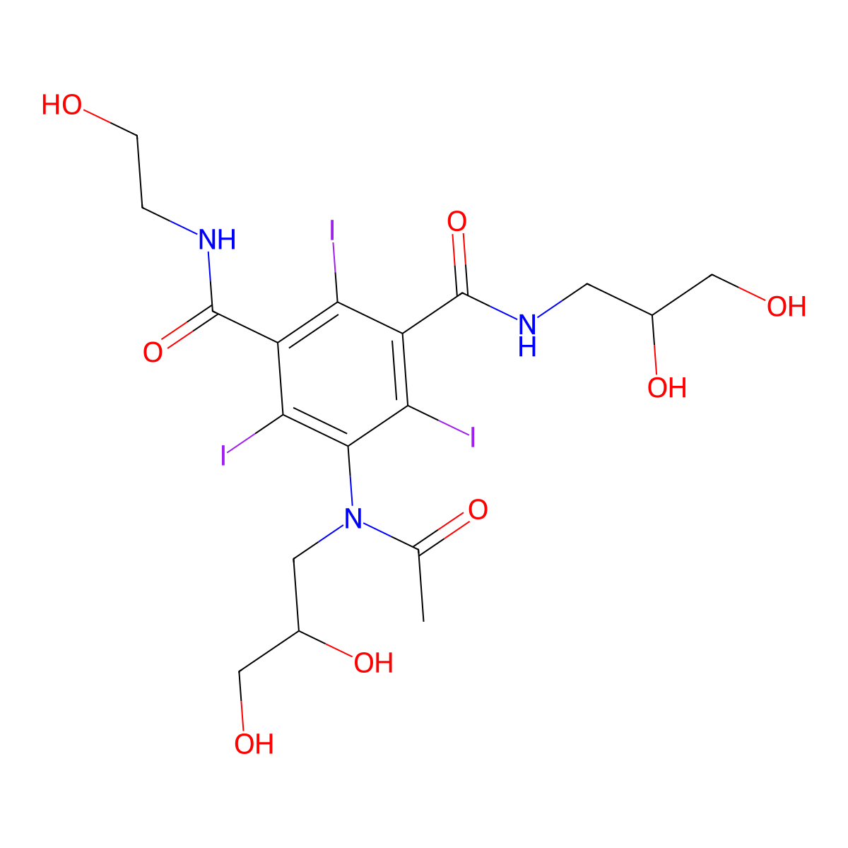 Ioxilan molecular structure, CAS 107793-72-6
