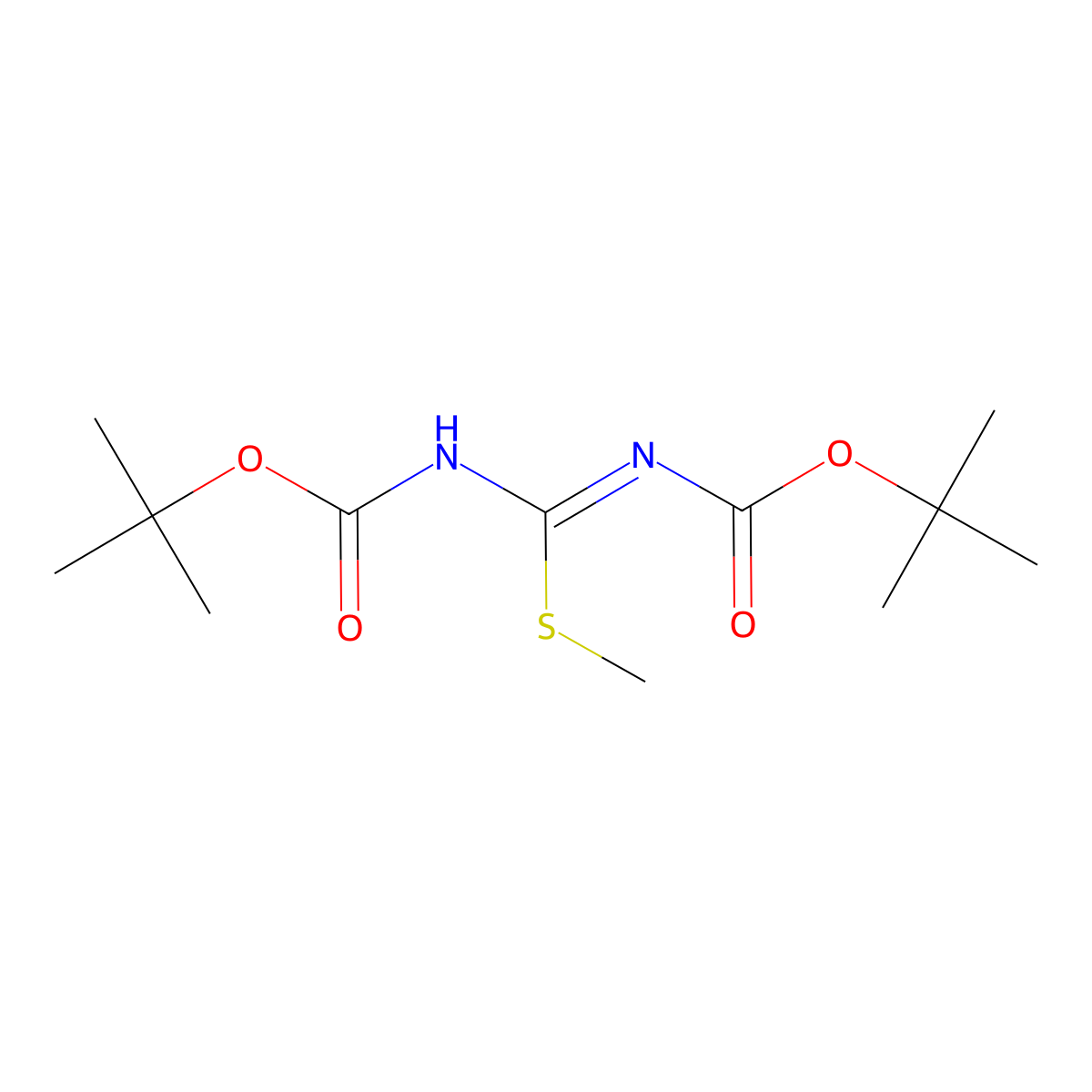 1,3-DI-Boc-2-methylisothiourea molecular structure, CAS 107819-90-9
